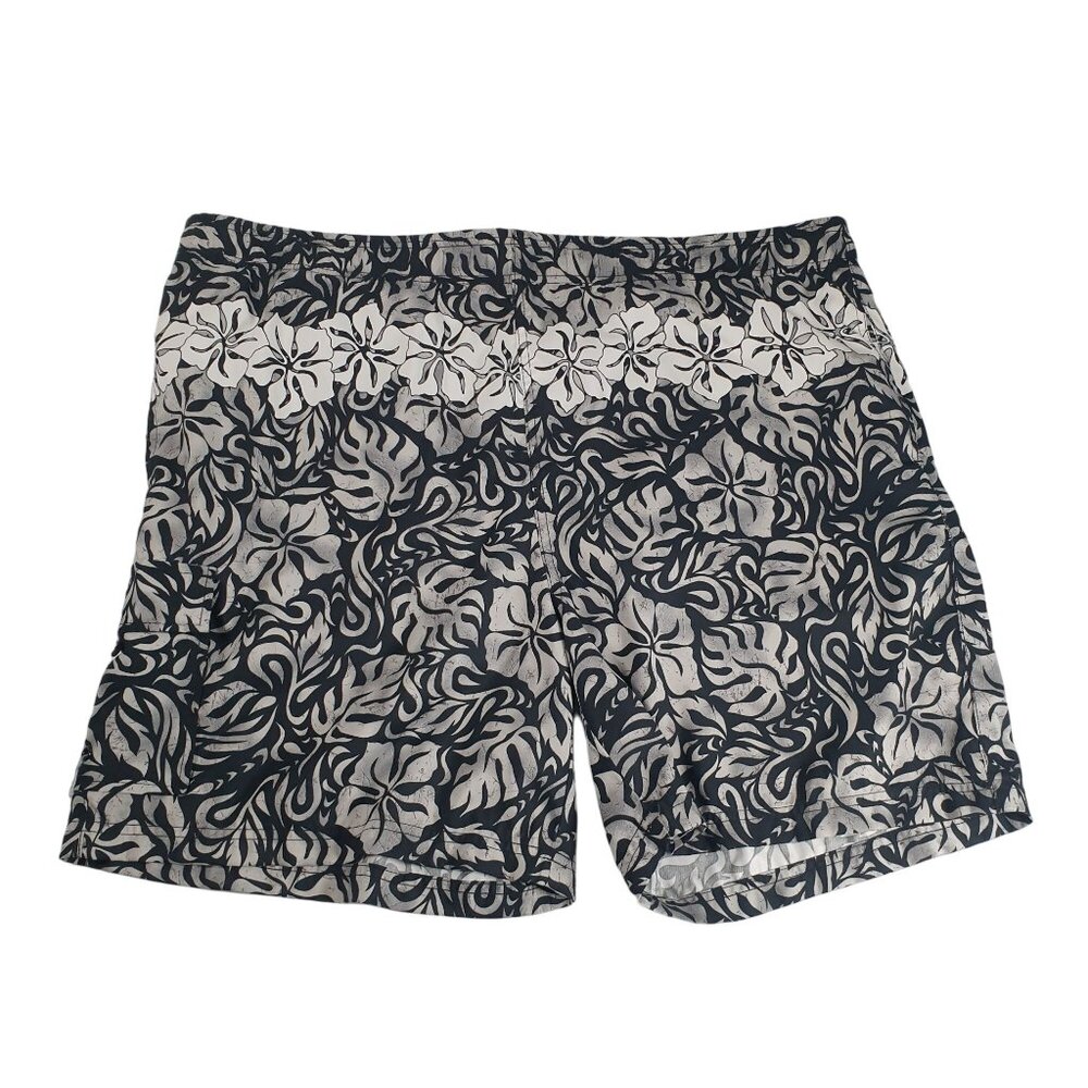 Cheetah Mens XL 42" Waist Swim Trunks Shorts Drawstring Beach Pool Vacation